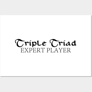 Triple Triad Expert Player (Black) Posters and Art